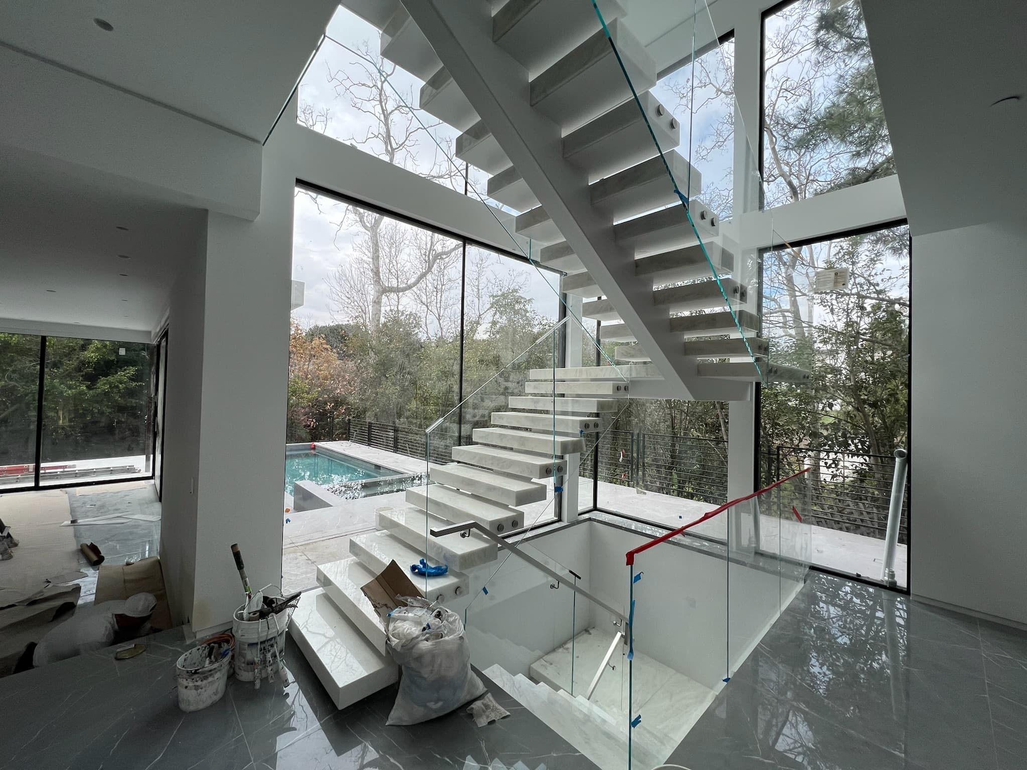 Bel Air McClellan Dr custom home, on-site photograph 8