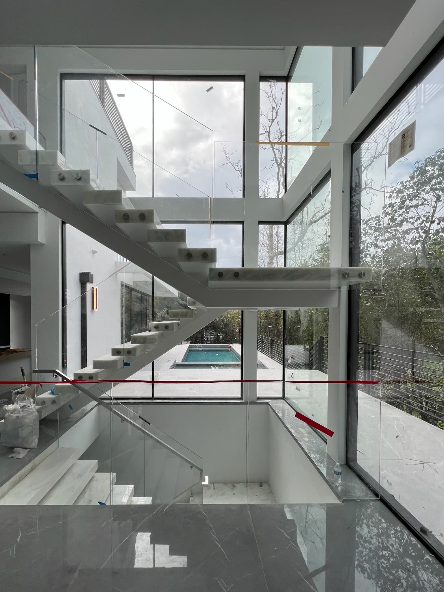Bel Air McClellan Dr custom home, on-site photograph 9