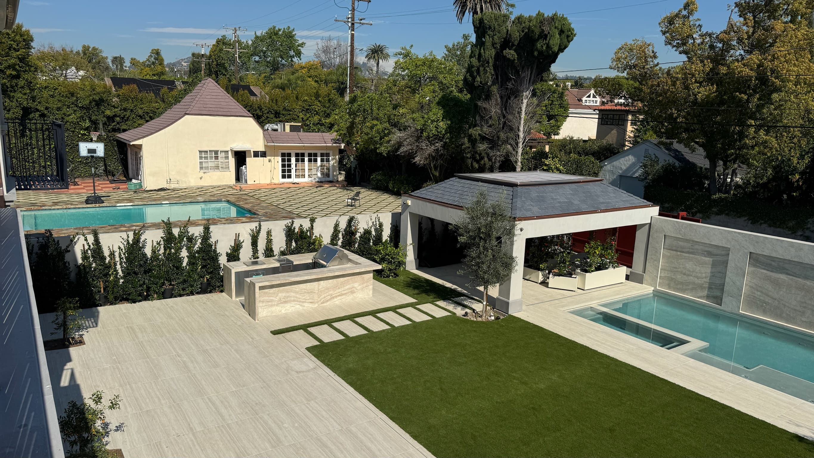 Beverly Hills Camden Dr custom home, on-site photograph 27