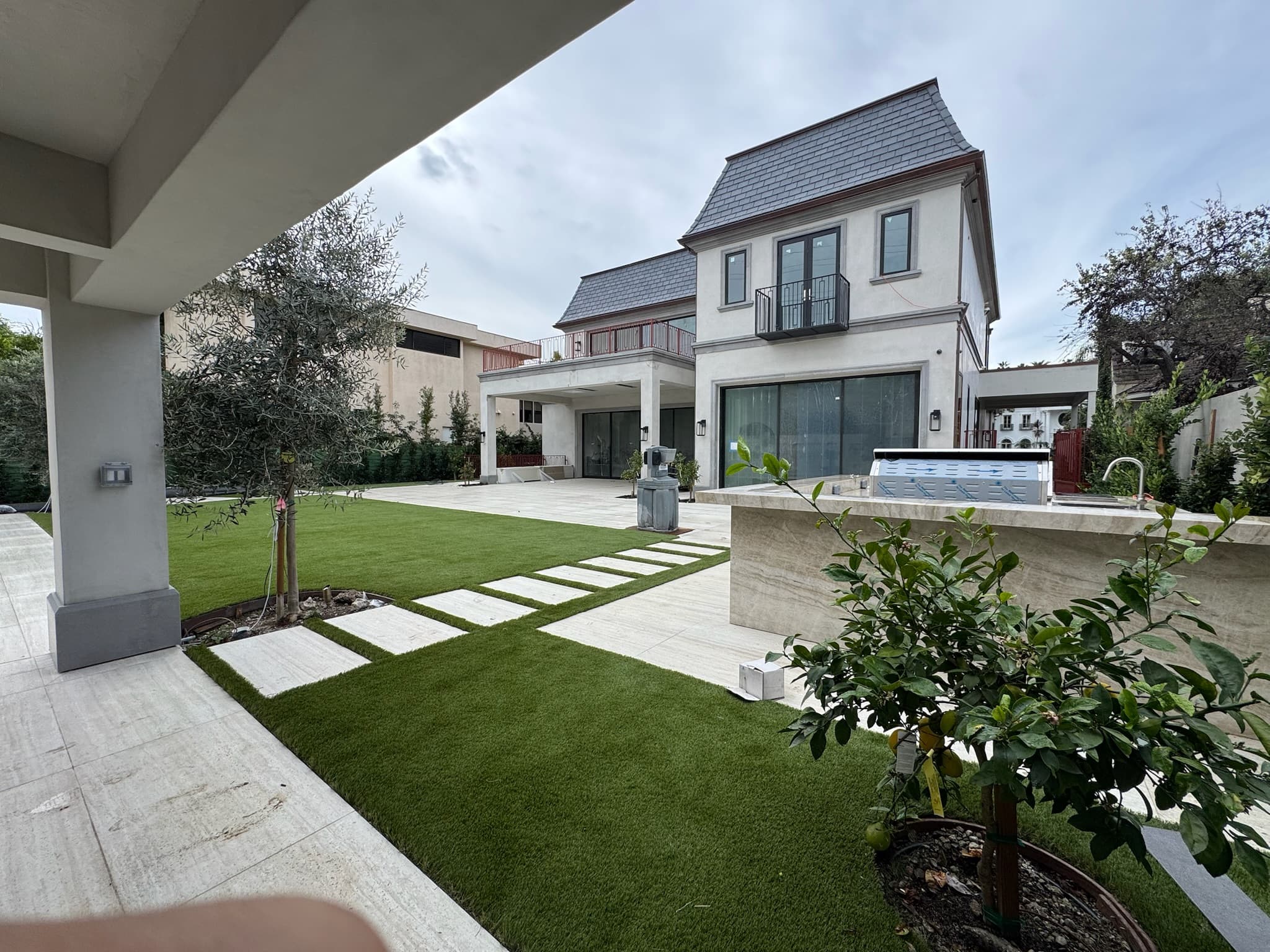Beverly Hills Camden Dr custom home, on-site photograph 50