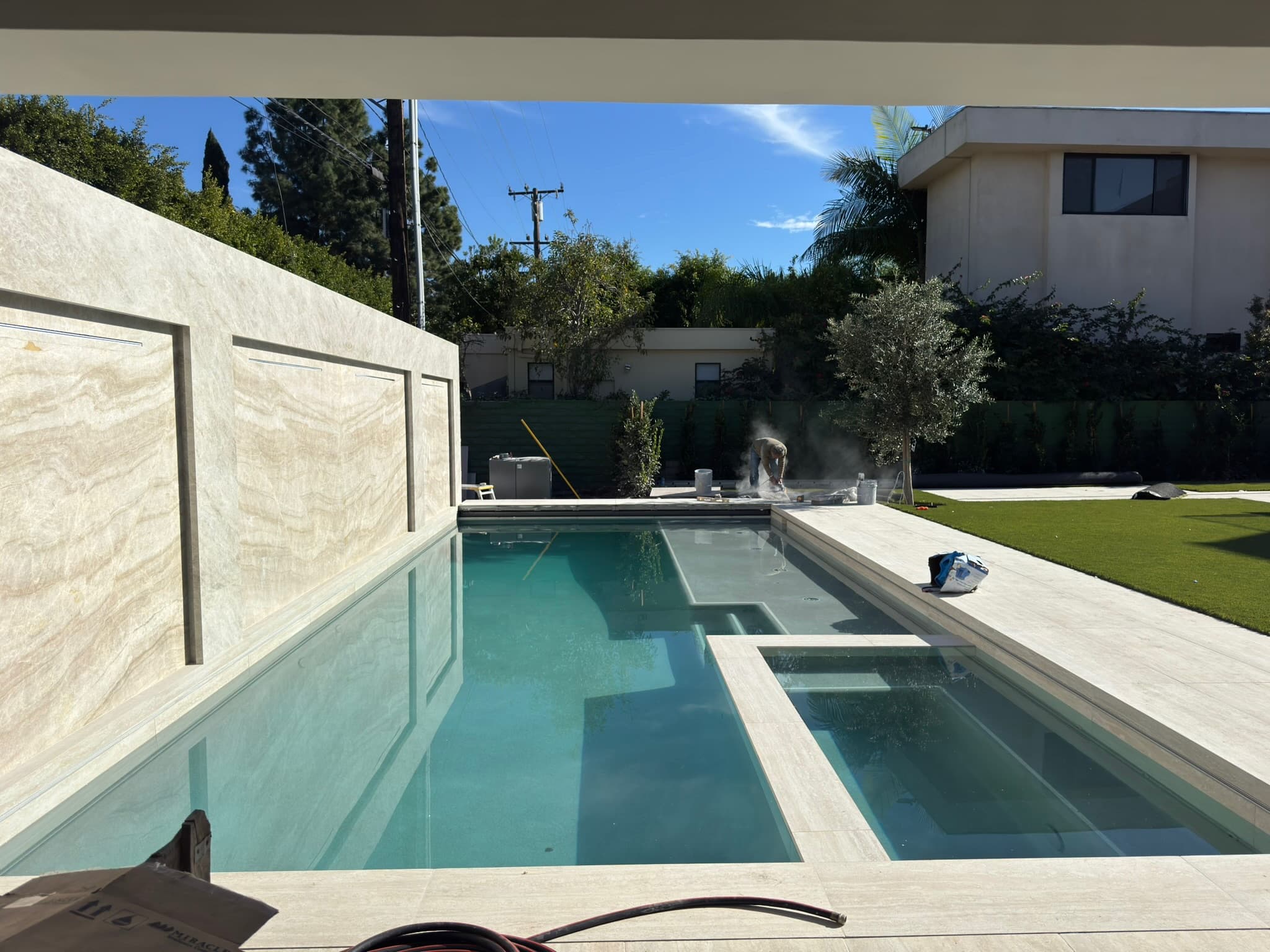 Beverly Hills Camden Dr custom home, on-site photograph 56
