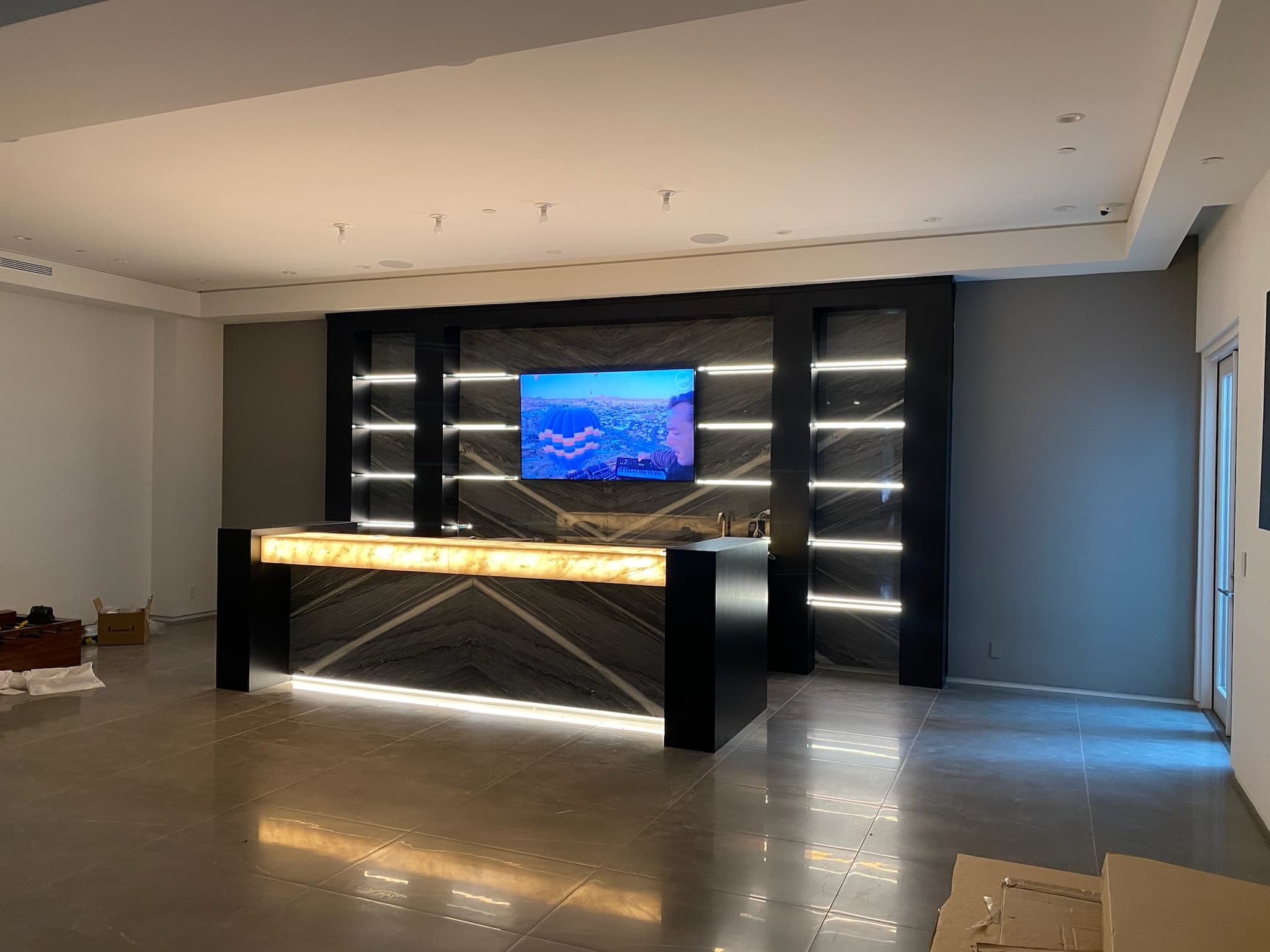 Los Angeles Helena St custom home, on-site photograph 4