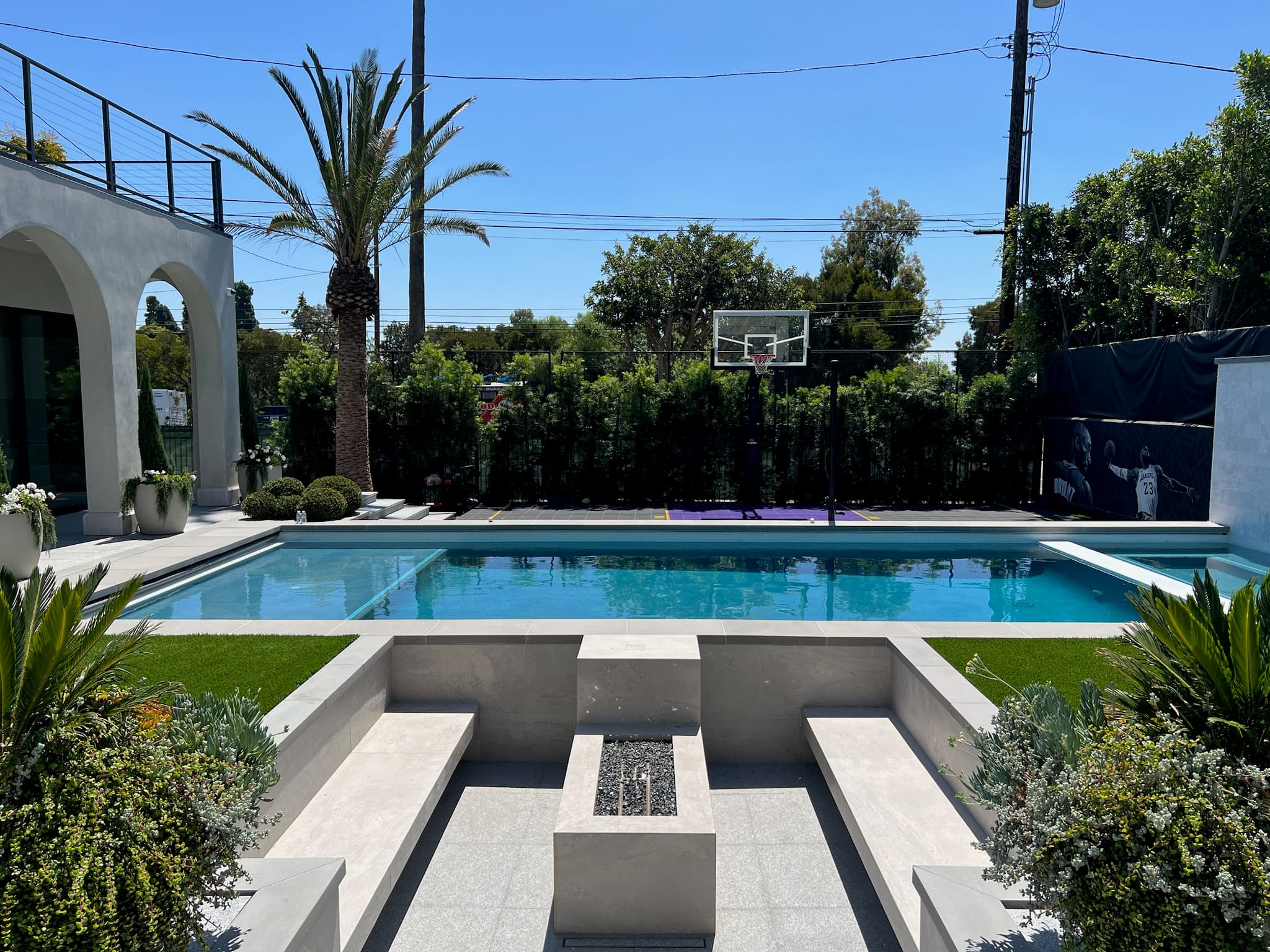 Los Angeles Helena St custom home, on-site photograph 11