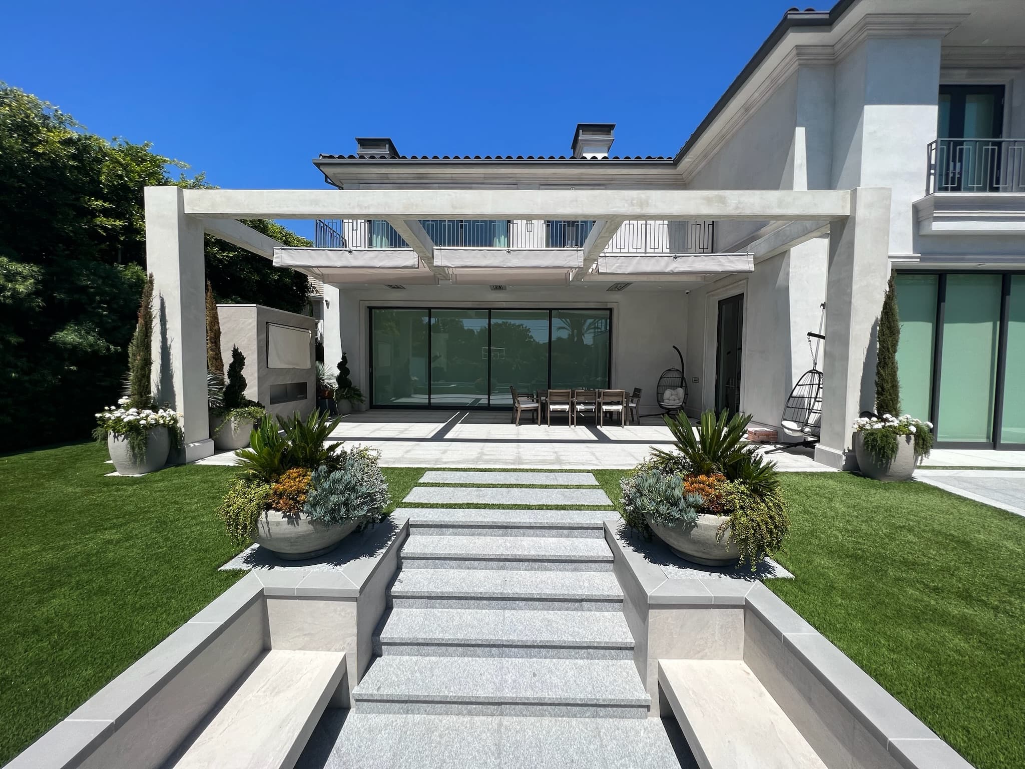 Los Angeles Helena St custom home, on-site photograph 12