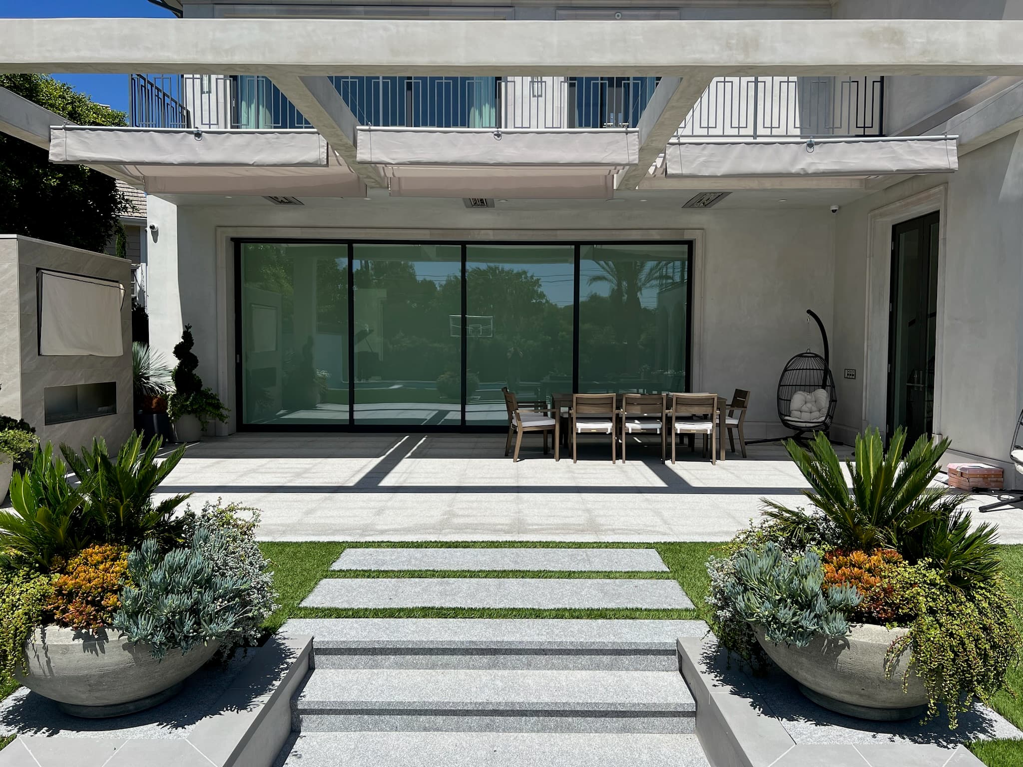 Los Angeles Helena St custom home, on-site photograph 13