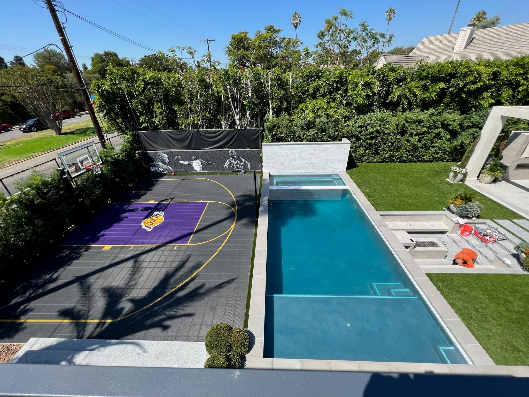 Los Angeles Helena St custom home, on-site photograph 14