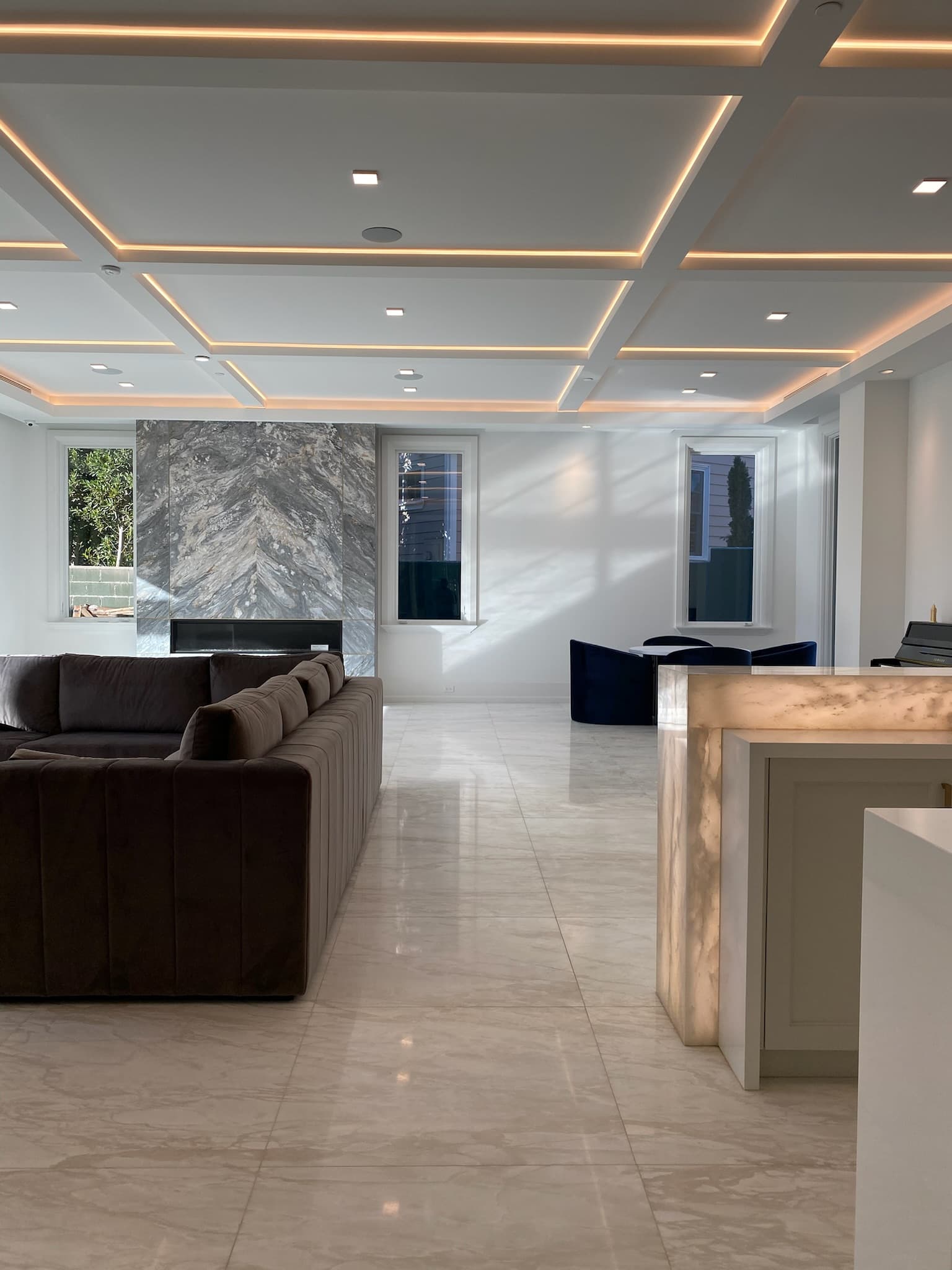 Los Angeles Helena St custom home, on-site photograph 26