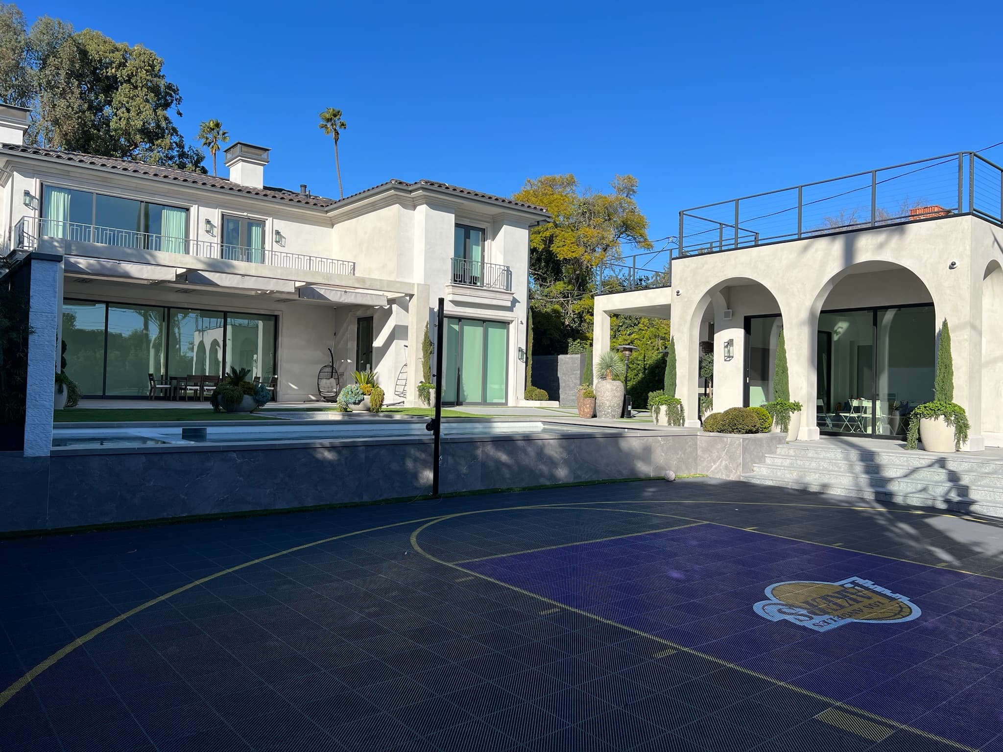 Los Angeles Helena St custom home, on-site photograph 29
