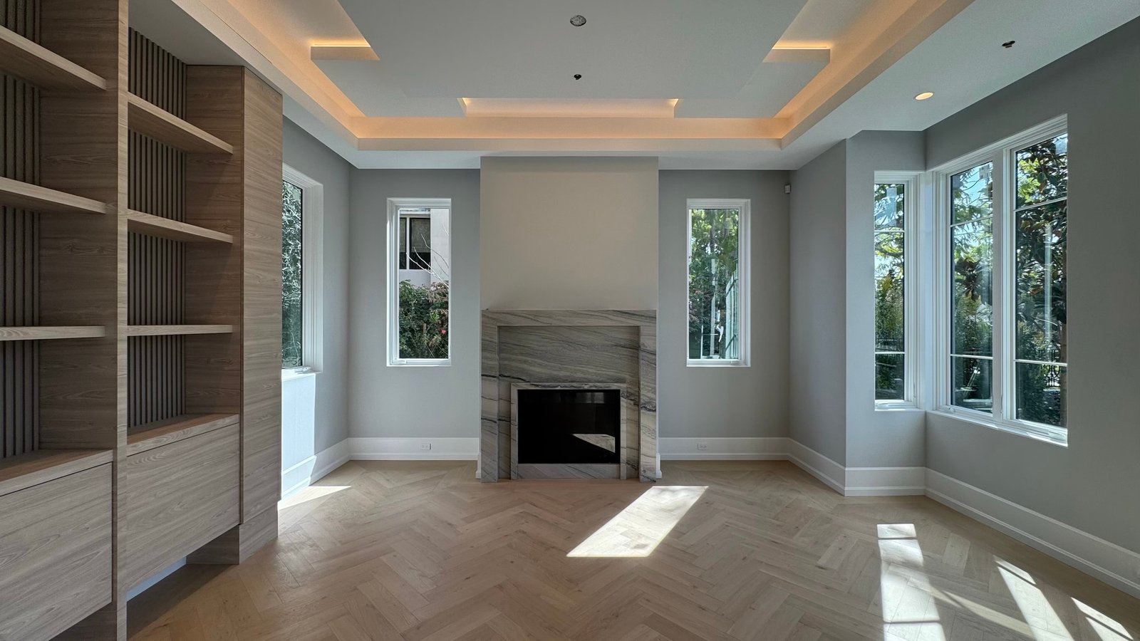 Field documentation Home automation custom home, on-site photograph 1