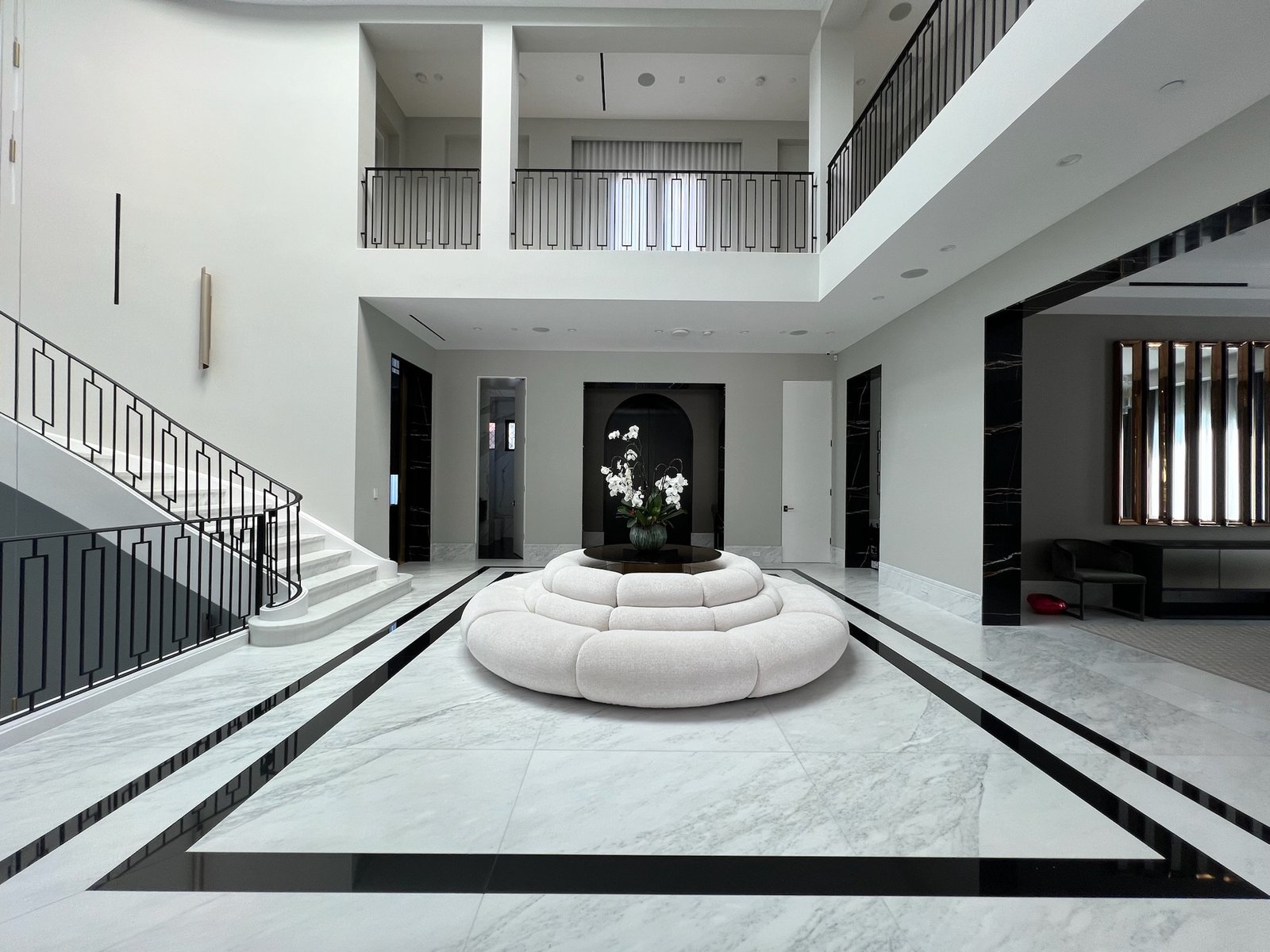 Stone and marble interior detail
